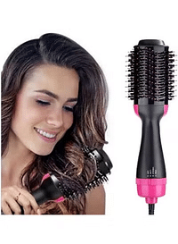 3 in 1 Negative Ion Ceramic Heated Rotating Straightening, Curling, Blow Dryer