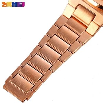 SKMEI Men Fashion Watch Stainless Steel Quartz Watch Waterproof Business Watch For Men 1794.