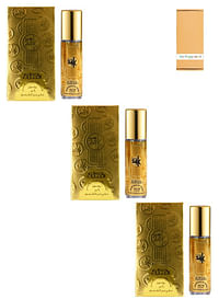 Nabeel Gold 24K Alcohol Free Roll On Oil Perfume 6ML 3 Pcs