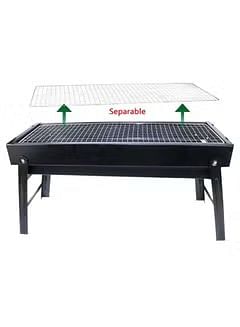 Velvet Portable Folding Barbecue Charcoal Grill Stainless Steel