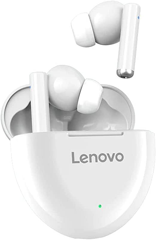 Lenovo HT06 TWS Wireless Headphone Bluetooth Music Earbuds Life Waterproof Sports Headphone (White)