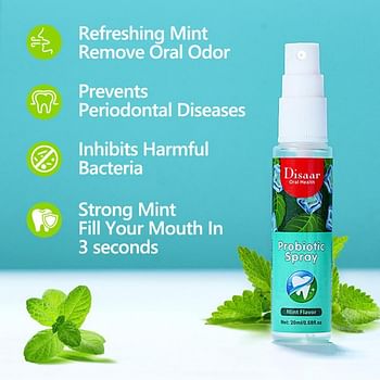 Oral Fresh Spray, Mouth Freshener, Oral Odor Treatment,Remove Bad Breath - 20 ml