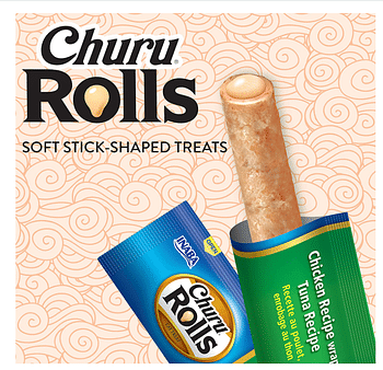 Churu Chicken Recipe Wraps Tuna Recipe 40G/4 Sticks Per Pack