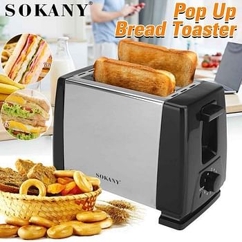 Sokany sk-016S 700w 2 Slice Bread Toaster