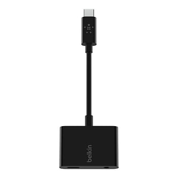 Belkin Rockstar 3.5Mm Audio + Usb-C Charge Adapter, Usb-C Audio Adapter Compatible With Ipad Pro 12.9, 11, Galaxy, Pixel, Oneplus And More.