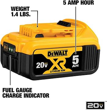 Dewalt Battery 20V Max Xr 5ah (2 Pack) (DCB205-2)