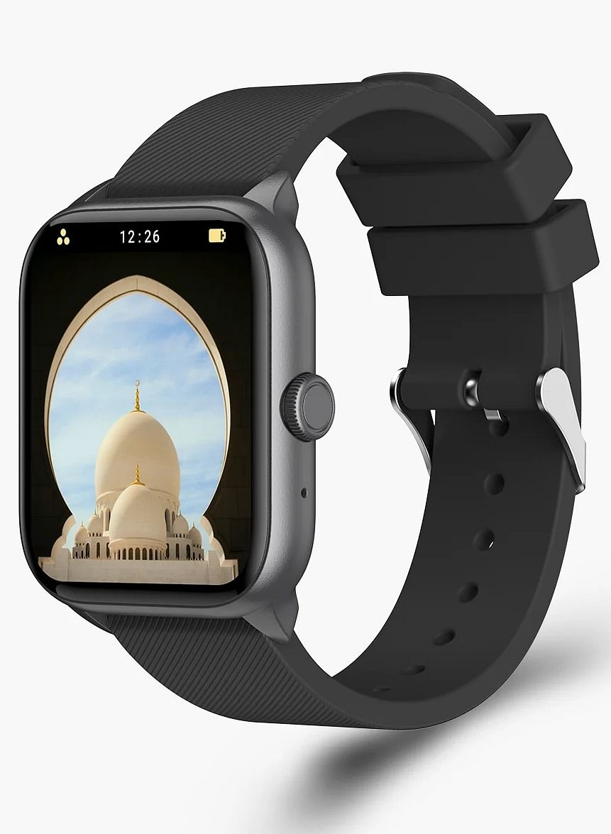 iQibla QWatch S2، ساعة القرآن الكريم 1.83 بوصة بلوتوث مكالمة هاتفية ساعة ذكية-متعددة الألوان