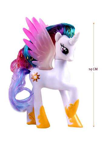 The Unicorn Inspired Action Figure Model Collectable Toy For Kids Birthday Movie Cartoon Cake Topper Theme Party Supplies