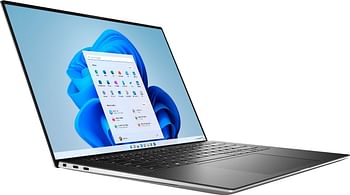 Dell XPS 9510-7982SLV-PUS - 15.6" FHD+ Laptop - Intel Core i7-11TH GEN - 16GB Memory - NVIDIA GeForce RTX 3050 Ti - 1TB Solid State Drive - Windows 11 - Keyboard Eng Arabic - Platinum Silver