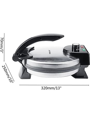 Roti/Chapati Maker, Tortilla Press, 32 cm, Non-Stick Coating, Automatic Temperature Control (KJ-507)