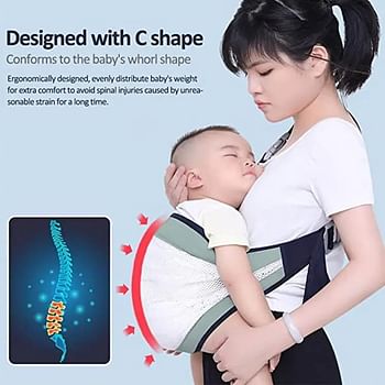 Baby Carrier Newborn Wrap Strap Ergonomic Nursing Baby Carrier Four Seasons Wrap Sling Multifunctional Breathable Cradle Cuddle me Carrier