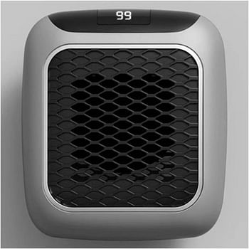 800W Portable Mini Electric Fan Heater Wall Plug In Heater For Home Office Space Or Travelling Handheld Heater Timing Function