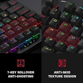 GameSir VX2 AimSwitch Gaming Keypad and mouse kit for PS4 Xbox One Nintendo Switch Windows PC Xbox series X/S Wireless Controller Adapter with TTC Red Switch keyboard for PUBG / Fortnite / COD