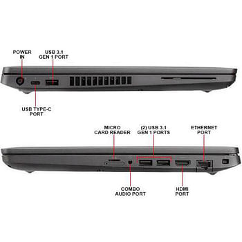 Dell Latitude 5400 Laptop, Intel Core i5-8th Generation CPU, 8GB RAM, 256GB SSD, 14-inch Display, Windows 10 Pro, English KB