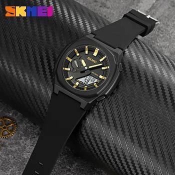 SKMEI Men Electronic  Watch Duplex Watch 50 meter Waterproof Multifunctional Wristwatch Fashion Business Style For Men 2091.