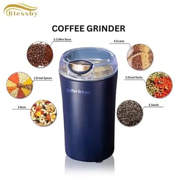 Coffee Mixer Blender Electric | Coffee Beans Grinder and Chopper Crusher | Electric Small Fresh Grinder