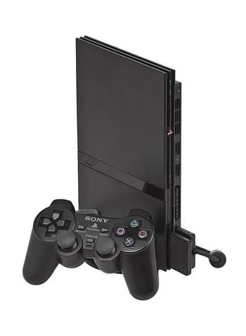 Sony PlayStation 2(PS2) Slim Console With Dualshock Controller - Black