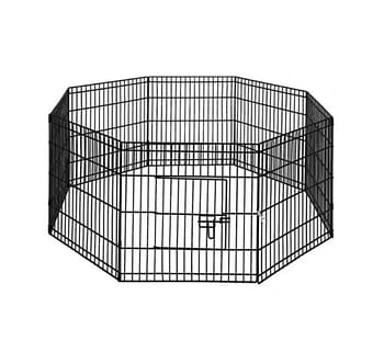 Woofy Metal Foldable Pet Play Pen With Door -8 Panels - 61x61cm