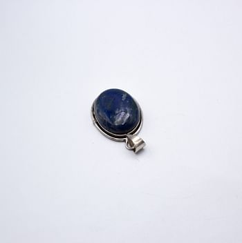 Lapis lazuli natural crystal pendent