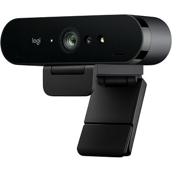كاميرا ويب لوجيتك ٤ كي برو مع ميكروفون إلغاء الضوضاء (960-001390) أسود