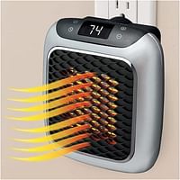 800W Portable Mini Electric Fan Heater Wall Plug In Heater For Home Office Space Or Travelling Handheld Heater Timing Function