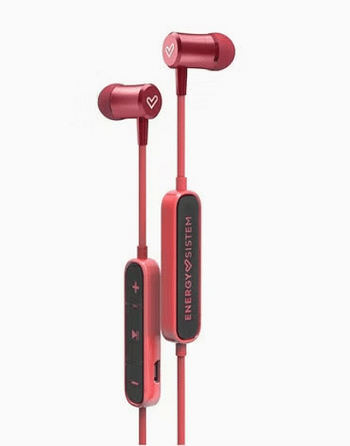 Energy Sistem Earphones BT Urban 2 (Bluetooth, Magnetic Switch, In-Ear, Control Talk, Extended Battery) Cherry