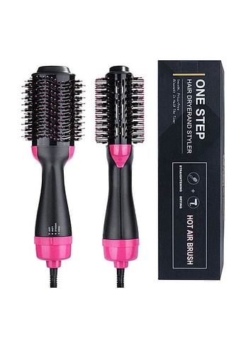 Hair Dryer Brush Blow Dryer Brush in One 4 in 1 Styling Tools Blow Dryer with Ceramic Oval Barrel Hair Dryer and Styler Volumizer Hot Air Brush Hair Straightener Brush for All Hair