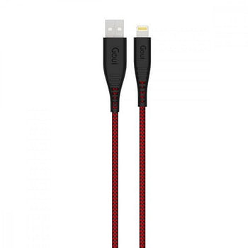 Goui Flex Cable iPhone Fabric USB Certified 1.5 Meter Black