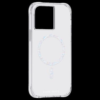 Case-mate Twinkle Clear Case for Apple iPhone 14 Pro Max 2022 6.7" - 10-Ft Drop Protection w/ Micropel Antimicrobial Layer 1-Pc Construction, Built-in Magnet for Magsafe Wireless Charging - Diamond