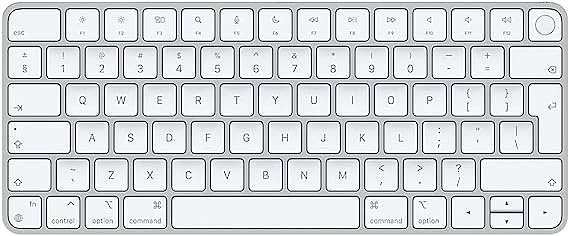 Apple Magic Keyboard with Touch ID (for Mac computers with Apple silicon) - International English - Silver Model (A2449)