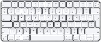 Apple Magic Keyboard with Touch ID (for Mac computers with Apple silicon) - International English - Silver Model (A2449)