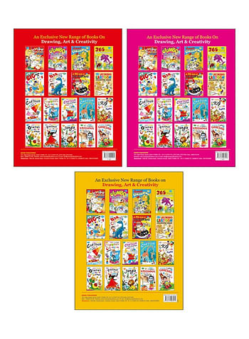 Pack of 6 We Happy Jumbo Coloring and Activity Books Educational and Fun Learning Activities for Kids with different Challenges Drawings and Enjoyable Games