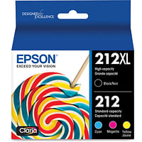 Epson 212 (4 Pack) Claria Ink Cartridge (T212XL-BCS)