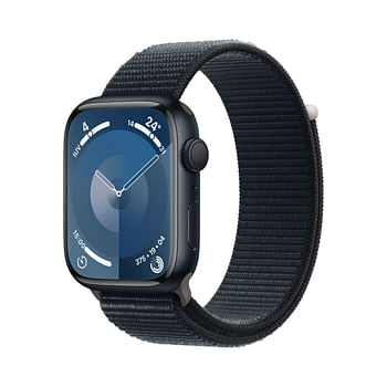 Apple Smart Watch Series 9 45MM (GPS) (MR9C3LW/A) Midnight Aluminum / Midnight