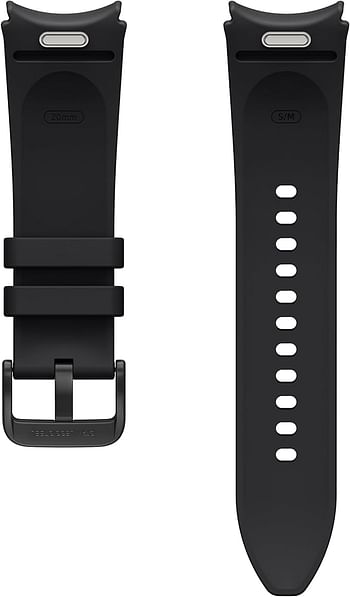 Samsung Galaxy Official Hybrid Eco-Leather Band (M/L)20mm for Galaxy Watch - Black