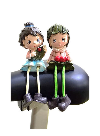 Figurines Resin Swinging 2 Pcs Hanging Rope Legs Feet Peg Dolls Home Decoration