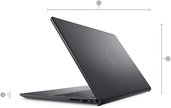 Dell- Inspiron 15 3510 Laptop 2021 15.6 Inch HD Core Celeron - 128GB SSD - 4GB RAM 2 Cores Windows 11 Home Keyboard English and Arabic - Black