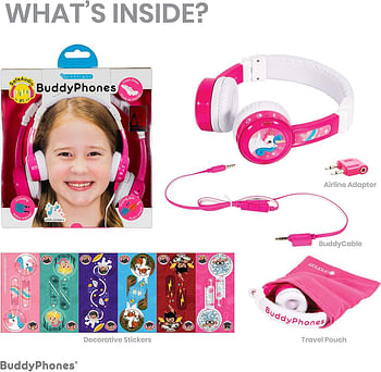 BuddyPhones - InFlight Headphones Pink