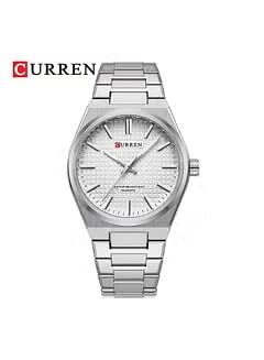 CURREN 8439 Men's Watch Water Resistant Stainless, Steel Quartz Business Wrist Watch,