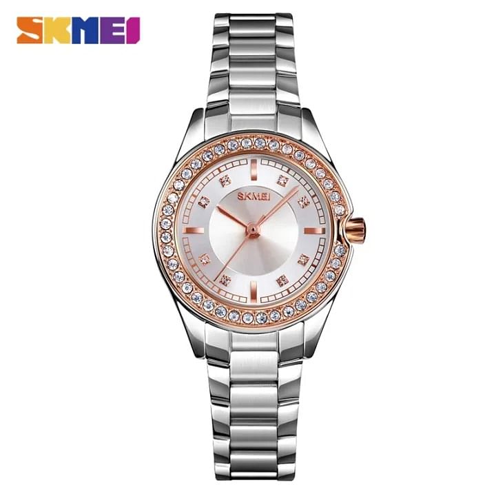 SKMEI Women's Waterproof Stainless Steel Fashion Luxury Watch 1534