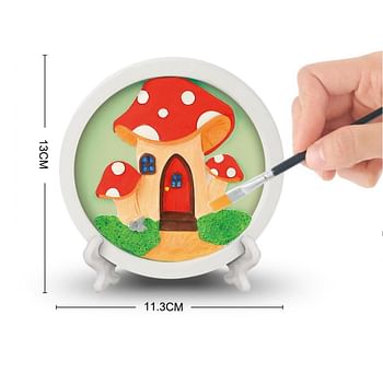 DIY Mushroom House Paint Toys
