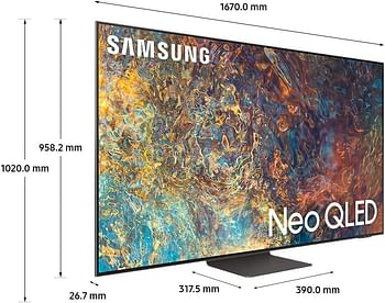 Samsung 65 Inch QN95A Neo QLED 4K Smart TV (2021) - 4K UHD Smart TV With Alexa Built In