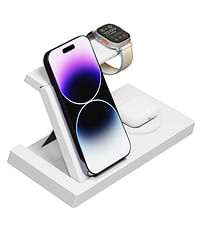 Max & Max 3-in-1 Wireless Charging Station for iPhone, Airpods, Apple Ultra Watch, and Samsung Android and IOS