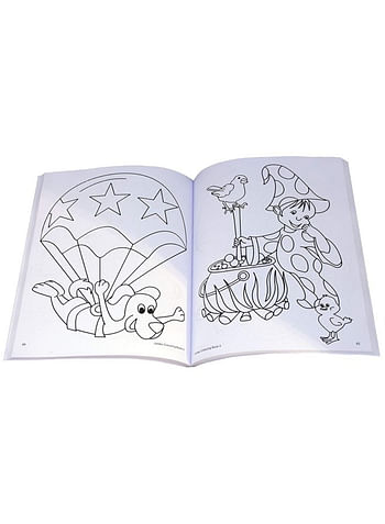 Pack of 3 We Happy Jumbo Coloring Books Educational and Fun Learning Activities for Kids with different Drawings