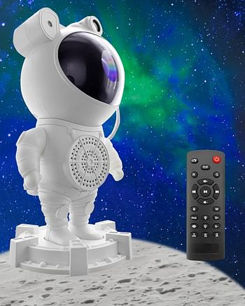 Astronaut Star Projector Galaxy Light, 360° Space Buddy Projector Sky LED Night Light Space Projector Starlight Planetarium Spaceman Projector Lamp