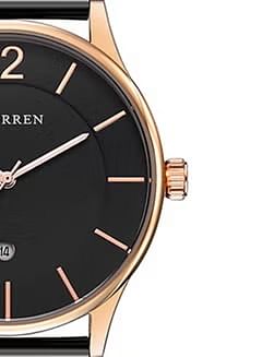 CURREN Men's Water Resistant Analog Wrist Watch 8231 - 42 mm - Black Rose