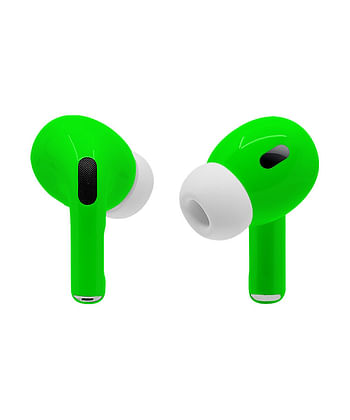 Apple Airpods Pro (2nd Generation) Customized By Caviar Glossy Neon Green