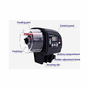 BOYU Automatic Feeder L - ZW-82/Black