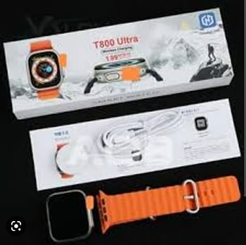 T800 Ultra Smart Watch Series 8 Wireless Bluetooth Sports Smartwatch Orange