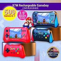 Game Console Portable Handheld Game Players 3.5inch High Definition Large Screen Retro SUP Video Game Console with 500 Games multicolor